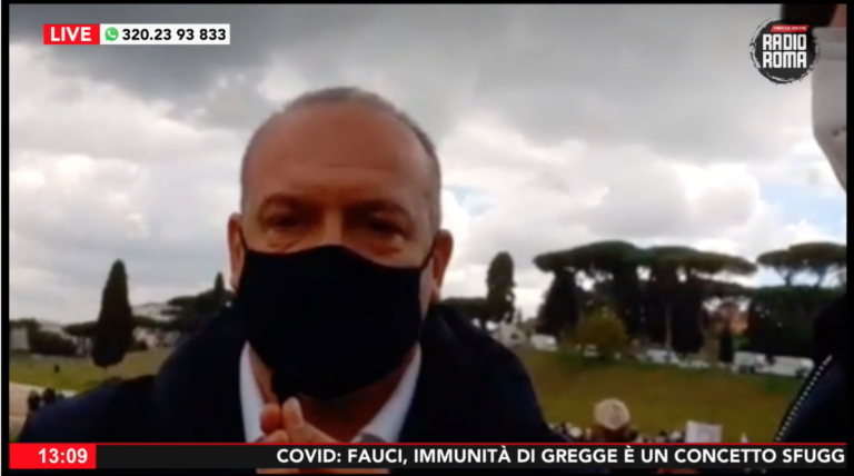 Circo Massimo, manifestazione contro le chiusure: l’intervento di Fabio Mina di Lupe Roma a Radio Roma