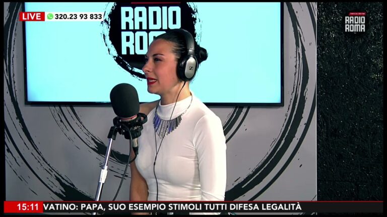 Pamela D’Amico ospite a Radio Roma Magazine