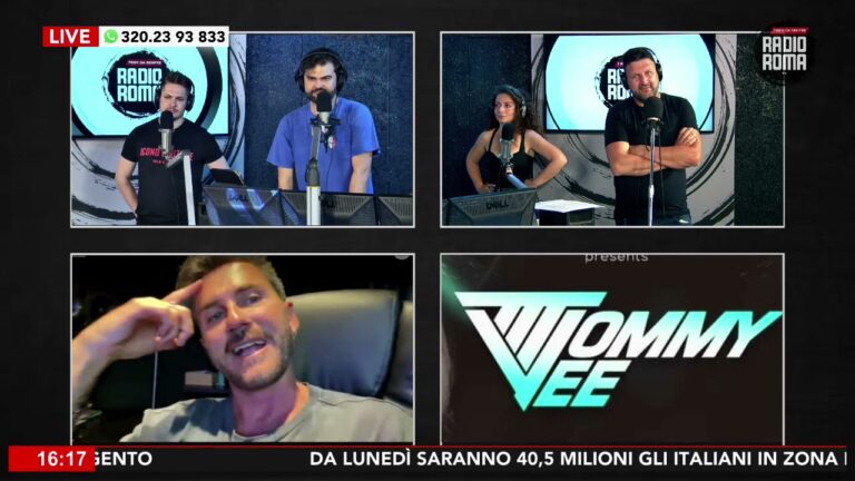 Tommy Vee ospite da Sarallo Famosi su Radio Roma