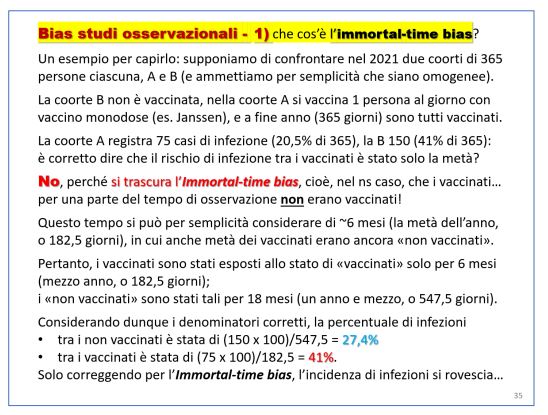 Correggendo il bias i vaccinati muoiono di più dei non vaccinati