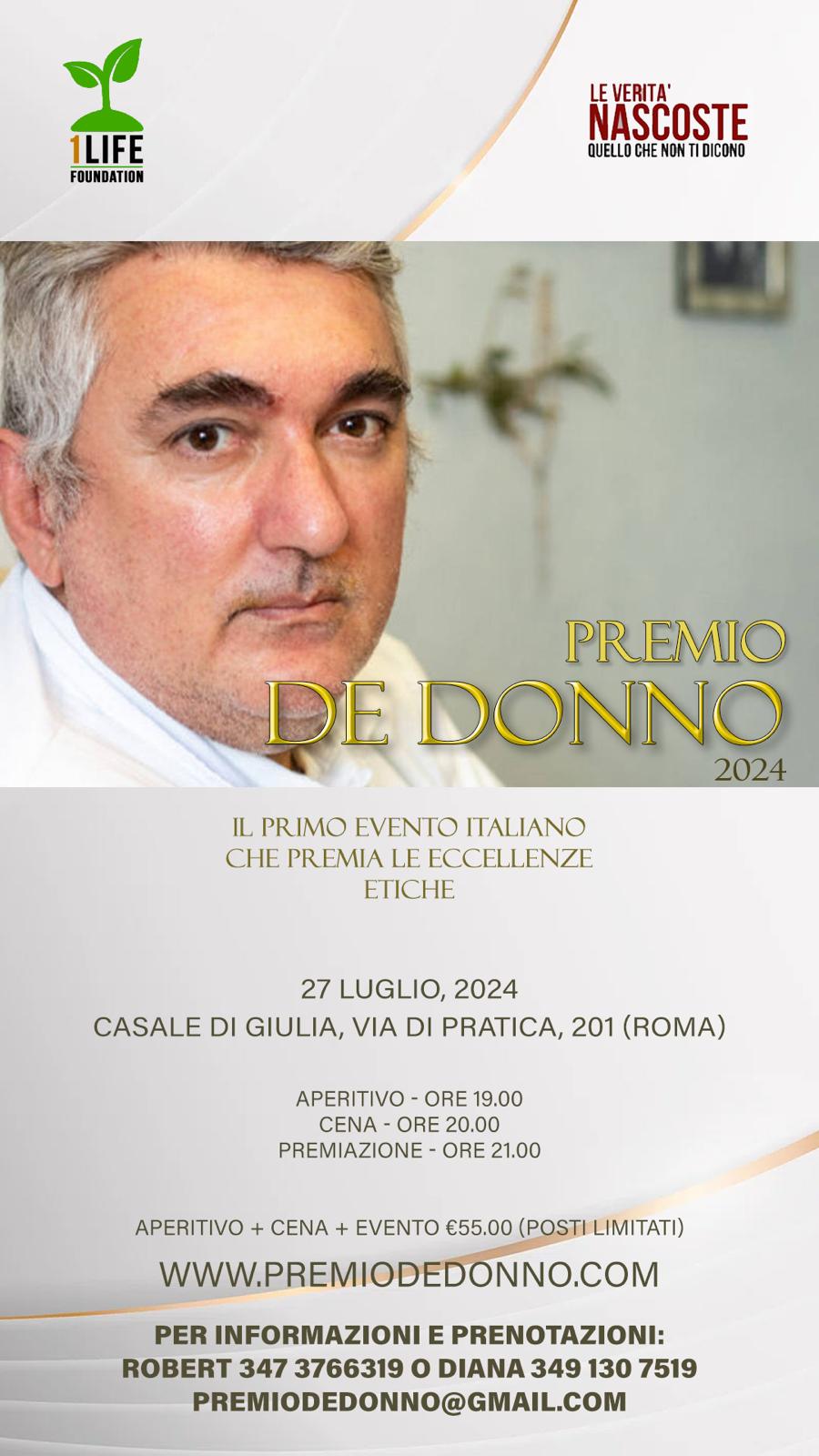 Locandina Premio De Donno 2024