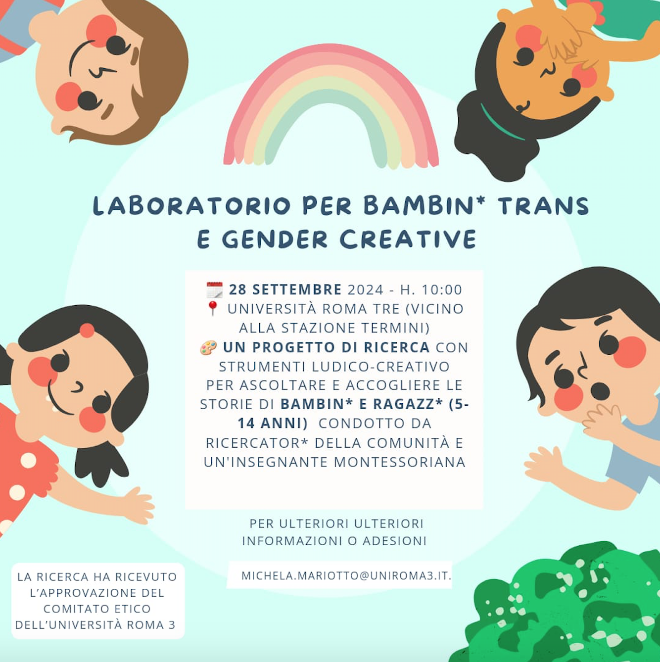 laboratorio per bambini trans